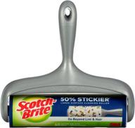 🐾 scotch-brite extra sticky large surface lint roller - perfect for pet hair removal, 60 sheets logo
