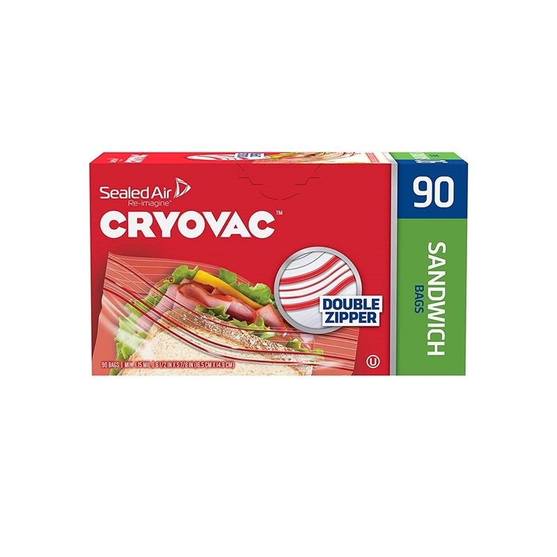 cryovac resealable sandwich bags 90 标志