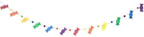 img 3 attached to 🌈 Sugar Rush Rainbow: Candy Garland, Pom Pom, Candy Shop Theme, Birthday & Baby Shower Décor, Boys & Girls Room, Nursery Wall Art, Candy Bunting, Dessert Party Favor, Pompom Garland, Rainbow Party Supplies