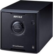 8tb buffalo drivestation quad - высокопроизводительное настольное устройство das с 4 дисками логотип