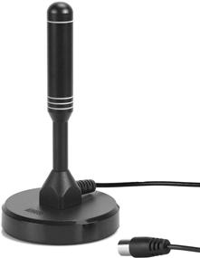 img 4 attached to 📺 HDTV Antenna - August DTA240 - Indoor/Outdoor Portable Digital Aerial with Magnetic Base and a 6.5ft Coax Cable, Offering a 50-Mile Range