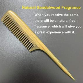 img 3 attached to Wooden Natural Sandalwood Anti Static Teasing