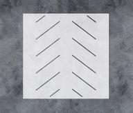 🎨 gss designs herringbone geometric wall stencil - reusable repeating pattern stencils for painting on walls, woods, canvas, and furniture - 12x12 inch stencils for wall decoration and home décor (sl-103) логотип