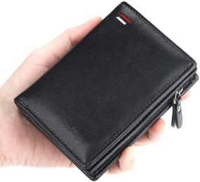 img 2 attached to Lolytama Fashion Leather Wallets for 👔 Men – Trendy Men's Accessories with Wallet Functionality