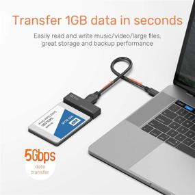 img 2 attached to Адаптер WEme SATA на USB C для 2,5-дюймового SATA I II III HDD/SSD, UASP поддерживается - совместим с WD, Seagate, Toshiba, MacBook, ноутбуками Type-C и другими