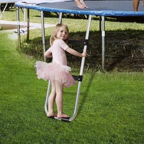 img 2 attached to Gardenature Trampoline Ladder: 2 Step Wide Ladder for Easy Access