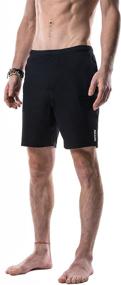 img 4 attached to 🩳 Swerve Yoga Shorts for Men by YOGA CROW - Enhance Your Workout, Gym, Cross-Training & Active Sessions with Anti-Microbial Inner Liner