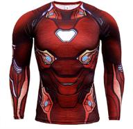 fashion graphic superhero compression workouts boys' clothing and tops, tees & shirts logo