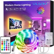 🔮 enhance your living space with vilsom rgb 5050 led strip lights – perfect for bedroom, room, tv, kitchen and home decoration bias lighting (16.4ft) логотип