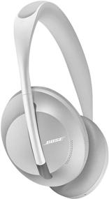 img 4 attached to 🎧 Беспроводные наушники Bose с шумоподавлением 700 - наушники с Bluetooth накладного типа с интегрированным микрофоном для четких звонков и управления через Alexa, изящный дизайн Luxe серебристого цвета.