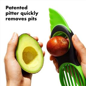 img 2 attached to 🥑 Efficiently Slice Avocados with the OXO Good Grips 3-in-1 Avocado Slicer - Green