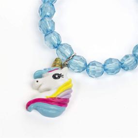 img 1 attached to Colorful Unicorn Bracelet Bracelets Pendant