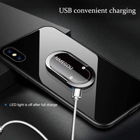 img 1 attached to 📱 NMEGOU USB Зажигалка Магнитный держатель для телефона в автомобиле с кольцевым зажимом - Чехол для iPhone 11 и Кольцевая зажигалка для мобильных телефонов Samsung [Патент № 201830690795.2]