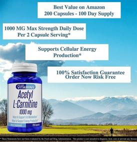 img 3 attached to Acetyl L Carnitine 1000Mg Gluten Capsules