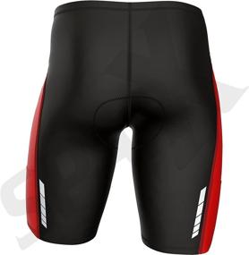 img 1 attached to 🚴 Sparx Men's Perform 2.0 Triathlon Shorts: 9" Tri Short with 2 Easy Reach Pockets for Swim-Bike-Run