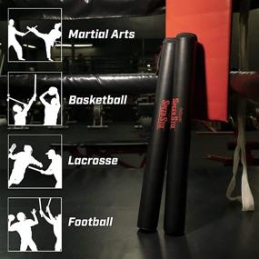 img 3 attached to GoSports SpeedStix 2 Pack: Premium Padded Martial Arts Contact Sticks for Sports and MMA