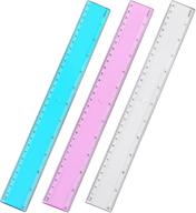 📏 accurate and versatile plastic straight assorted measuring rulers: essential tools for precision measurements логотип