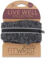 👛 fitkicks fitwrist women's active lifestyle compact wrist wallet - live well collection logo