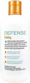 img 2 attached to 👶 Defense Soap Baby Body Wash - Citrus, Tea Tree, Eucalyptus, Jojoba, Aloe Vera, Olive & Coconut Oil - Moisturizer & Shampoo