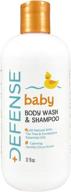 👶 defense soap baby body wash - citrus, tea tree, eucalyptus, jojoba, aloe vera, olive & coconut oil - moisturizer & shampoo logo