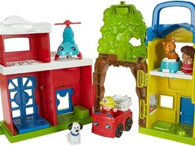 img 2 attached to 🦒 Fisher Price Little People Animal Playset: Sparking Imaginative Adventures for Kids