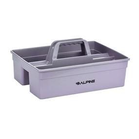 img 4 attached to 🧼 Alpine Industries 3-Compartment Cleaning Caddy: Premium Plastic Organizer for Bathroom Floors & Windows (Small)