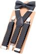 jtcmojs black polka suspender adjustable logo