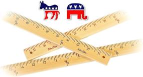 img 2 attached to 📏 SILVERDOT Wooden Yardsticks Rulers: A Fun and Unique Novelty