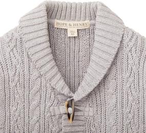 img 3 attached to Organic Boys' Sweater: Discover the Comfort and Style of Hope Henry Collar Sweater