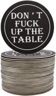 funny coasters drink absorbtent table логотип