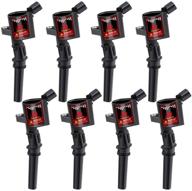 8-pack ignition coils - enhanced compatibility for ford f150, lincoln, mercury 4.6l 5.4l v8 - dg508 c1454 c1417 fd503 compatible - boosted performance logo