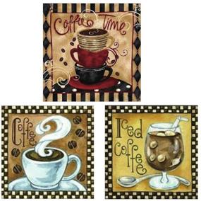 img 4 attached to Coffee Time Diamond Painting Kit