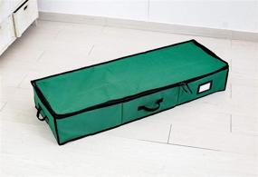 img 3 attached to 🎁 Joiedomi Green Wrap Organizer: 40” Storage Box for 24 Stander Rolls of Wrapping Paper