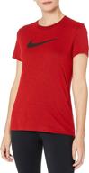 nike womens drifit black heather sports & fitness and team sports logo