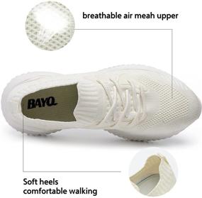 img 2 attached to BayQ Womens Running Sneakers Tennis