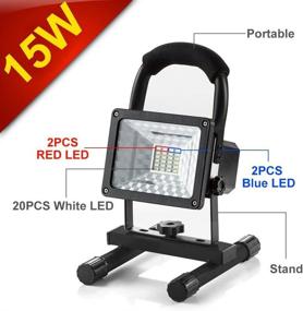 img 3 attached to High-Performance 1600LM LED Work Light, 3 Brightness Modes, IPX5 Waterproof, Portable & Versatile – Ideal for Workshop, Construction & Job Sites (Black)