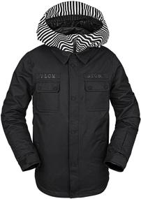 img 2 attached to 🔥 Stay Warm and Stylish with Volcom Boys' Big Neolithic Insulated 2 Layer Shell Snow Jacket