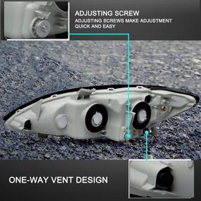 img 1 attached to Headlight Assembly Housing Replacement Passenger Lights & Lighting Accessories