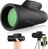 monocular telescope smartphone watching travelling logo