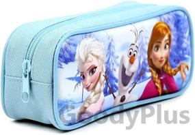 img 1 attached to Disney Frozen Pencil Case - Icy Blue
