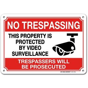 img 4 attached to 🔒 Trespassers Will Be Prosecuted: Surveillance Warning Sign