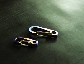 img 2 attached to SZHOWORLD® Titanium Keychain Carabiner Colorful