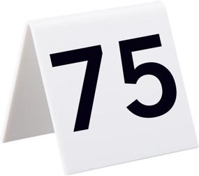 img 3 attached to Alpine Industries Acrylic Numbers Numbered Event & Party Supplies for Place Cards & Place Card Holders