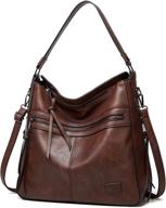 leather shoulder crossbody women's handbags 👜 & wallets by sixvona: ideal hobo bags logo