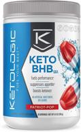 🔥 ketologic bhb exogenous ketones powder + electrolytes + patented gobhb® - maximize fat utilization for energy - 30 servings - patriot pop logo
