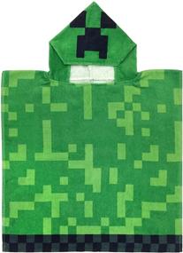 img 3 attached to Minecraft Creeper Absorbent Hooded Featuring