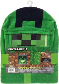 img 1 attached to Minecraft Creeper Absorbent Hooded Featuring