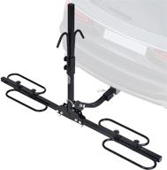 🚲 mking car bike racks - platform style 2 bike hitch rack | foldable & compact steel structure | tray bicycle carrier racks for car, rv, suv, and trailer logo