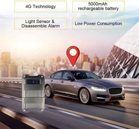 img 3 attached to 📍 WanWayTech GPS Tracker for Vehicles - Real Time Tracking with Instant 10S Updates and 4G Connectivity - Portable Device with 5000mAh Battery - Enhanced Security Features with Light Sensor & Disassemble Alarm - Multi Alert Protections (North American Version)