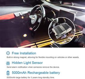 img 1 attached to 📍 WanWayTech GPS Tracker for Vehicles - Real Time Tracking with Instant 10S Updates and 4G Connectivity - Portable Device with 5000mAh Battery - Enhanced Security Features with Light Sensor & Disassemble Alarm - Multi Alert Protections (North American Version)